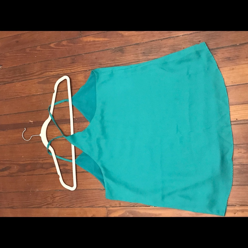 Turquoise tank top